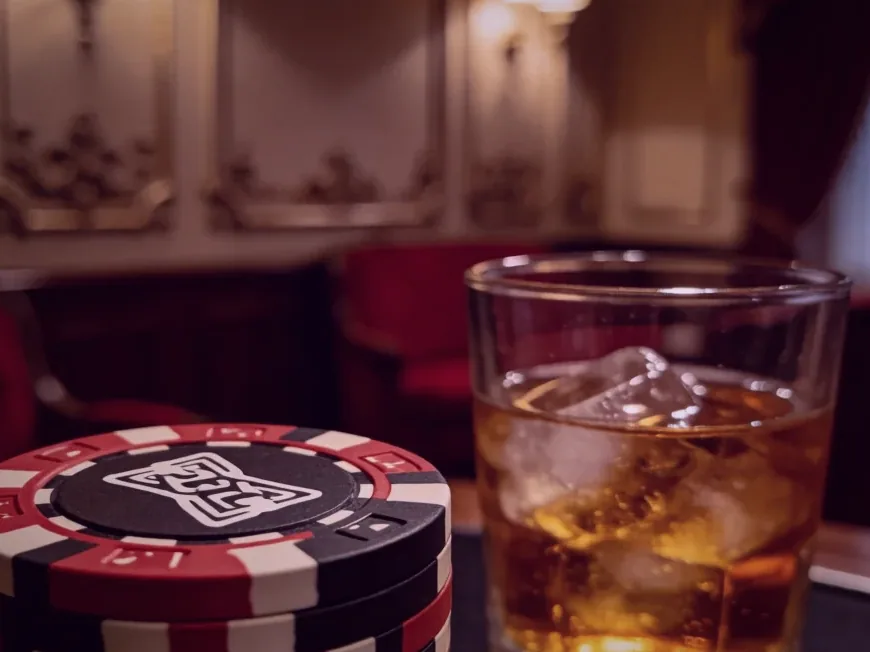 Le comptoir en fin de soirée